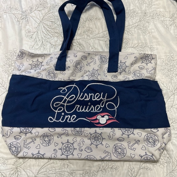 Disney Cruise Line Handbags - Disney Cruise Line Navy and Gray Tote Bag